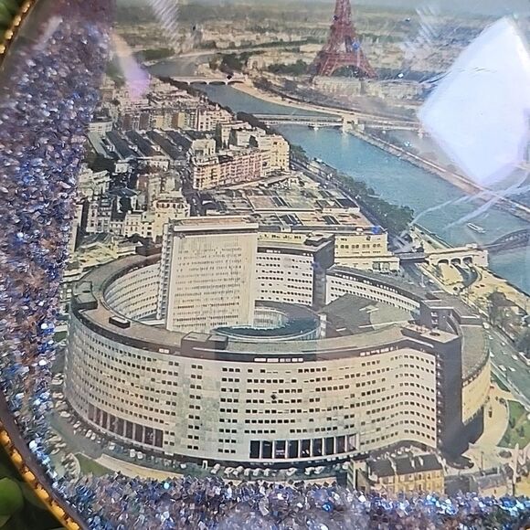 Vintage Domed Eiffel Tower Paris Postcard Wall Decor Coquette - Picture 5 of 8